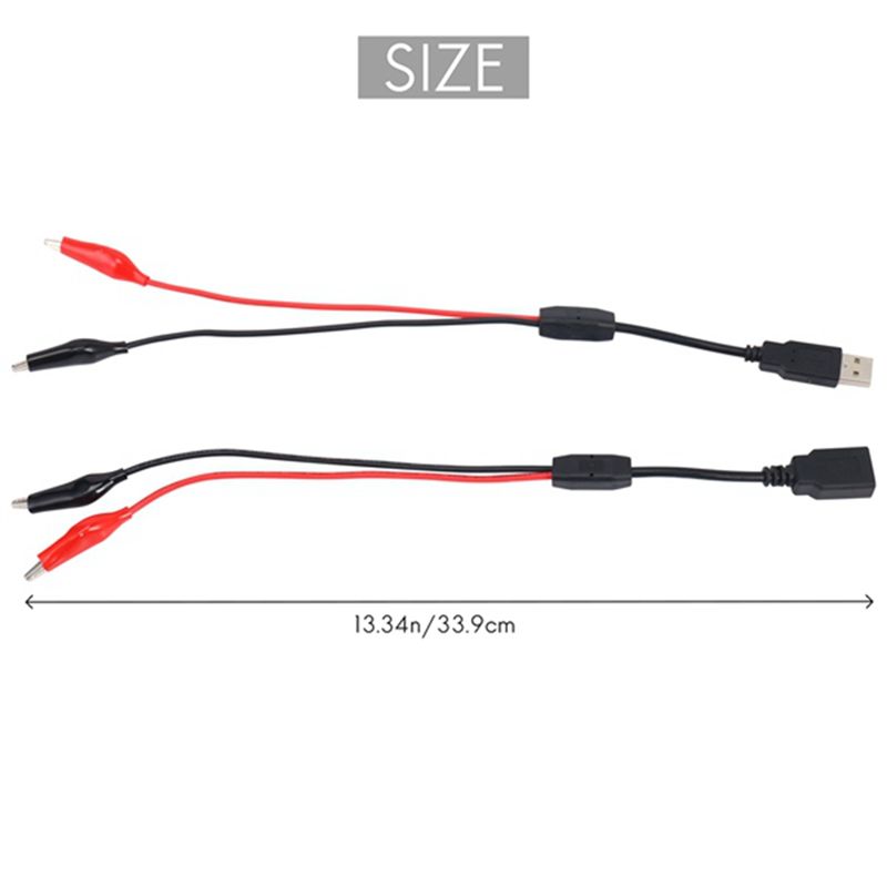 Usb Ammeter Tester - A64I 2 Pcs Pinces crocodiles USB