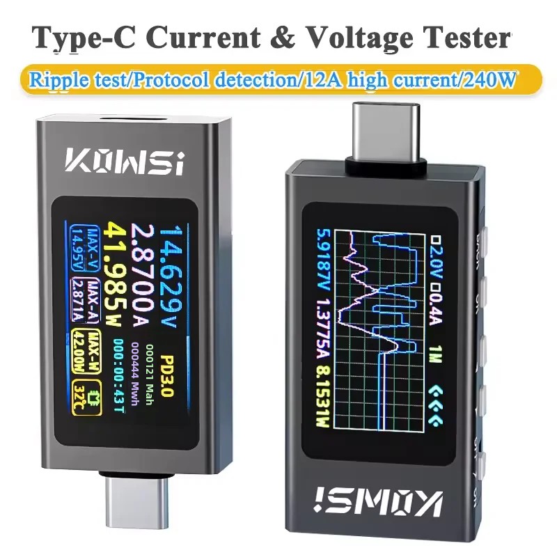 Usb Ammeter Tester - Moniteur de courant et de tension
