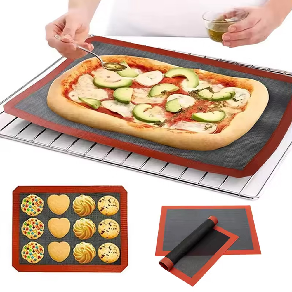 Heat Mat Silicone - Tapis de cuisson en silicone 30x40cm,