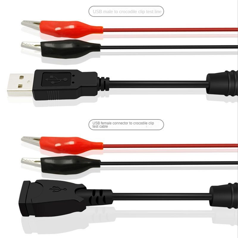 A64I 2 Pcs Pinces crocodiles U - Usb Ammeter Tester avis et prix
