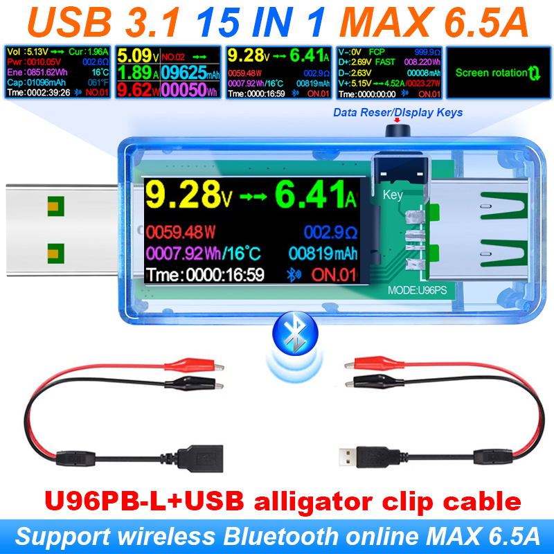 Testeur USB 15 en 1, voltmètre - Usb Ammeter Tester avis et prix