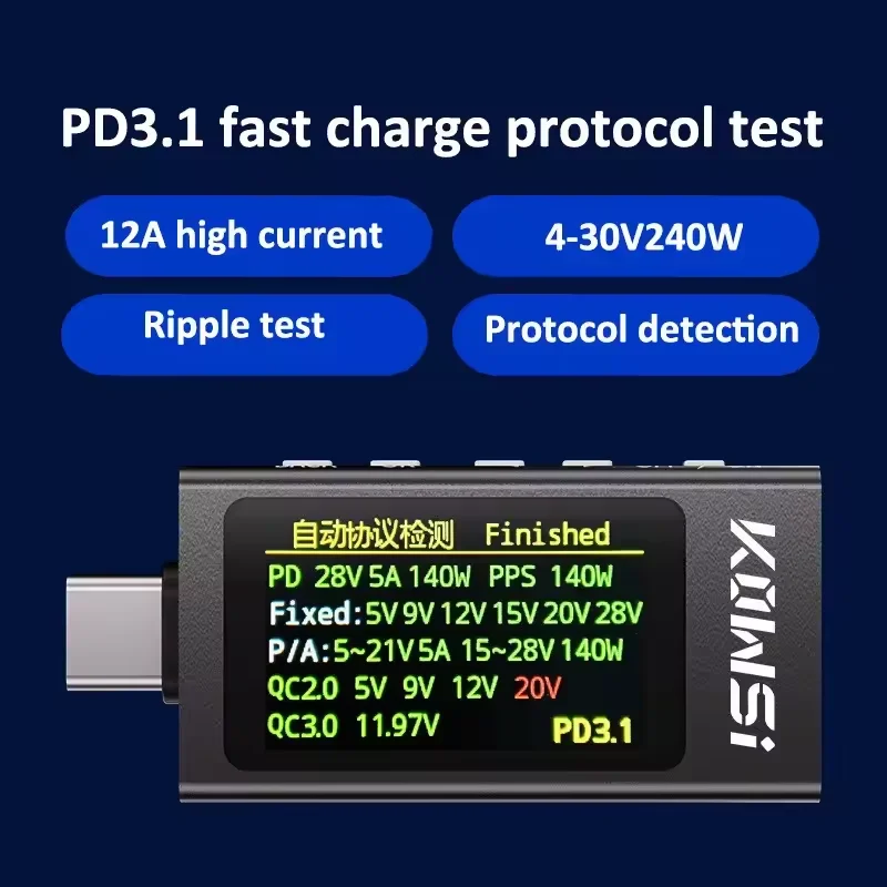 Moniteur de courant et de tens - Usb Ammeter Tester avis et prix