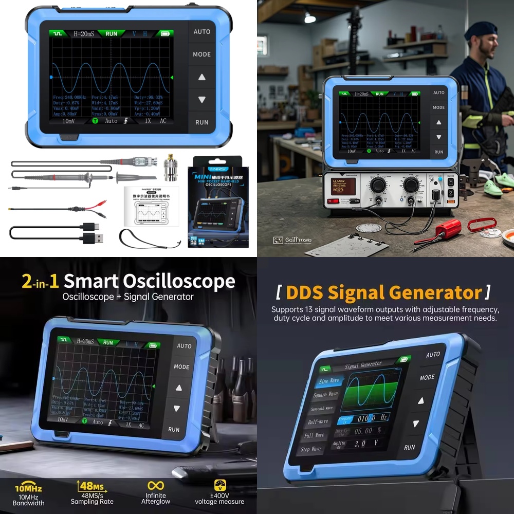 Oscilloscope numérique portabl - Electronics Repair In Usa avis et prix